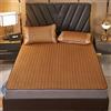 CQAHDSEVF Tappetino di raffreddamento estivo Materasso di c Materassino estivo for dormire, materassino pieghevole in bambù a doppia faccia for letto, materassino estivo in bambù for letto, materassino rinfresc