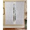 GBiancheria Coppia Tende ISABEL Ricamato Grigio 45x150 45x240 60x150 60x240 per Finestre e Portefinesatre Pronte da Appendere (80x150)