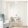 HSYLYM maglieria stringa tenda pannelli dense poliestere Fringe tenda zanzariera divisorio per porta finestra Decor 90x200cm Champagne