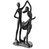 Sziqiqi Regalo Anniversario Matrimonio per Coppie: Scultura Coppia in Danza | Ghisa, Da Interno Nero Statua di Coppia Danzante per Matrimoni, Anniversari, San Valentino, Fidanzamenti, Regali per Sposi