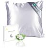 townssilk Federa seta cuscino,100% naturale seta di gelso 19momme,doppia faccia,benefica per capelli e pelle,ipoallergenica,cerniera nascosta,1 pz,50x50cm,Lilacpurple