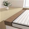 seokor Fodera Letto Gap Filler Cuscino 90/120/140/160/200cm Copri Riempitivo per Materassi Morbido Lino Fodera Cuscino per Testata Lavabile per Matrimoniale/Singolo(A,150x10x20cm/59x4x8in)