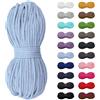 SLANTASTOFFE BRINGEN SIE UNSEREM STOFF L Cordoncino di cotone da 5 mm, cordoncino, cordino, sacca da ginnastica, 21 colori (celeste)