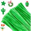 G2PLUS 200PCS Scovolini Decorativi Scovolini Ciniglia Steli di Ciniglia Scovolini Decorativi per Bambini Scovolini Colorati per Lavoretti,Bricolage e Decorazione（Frutta Verde）