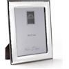 ARTÉ 20x25 Cornice per foto, Made in Italy, elegante placcata in argento, Silver Plated antiossidante, Bellissima cornice in Silver Plated con retro in legno mogano 132Z/20x25