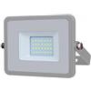 V-TAC Proiettore LED Slim 20W, Grigio Chip Samsung Luce Freddissima 6400K