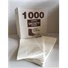 DPdantepellacani 100/1000 Sacchetti di Carta Bianchi 17x34 cm Sacchetto in Carta Kraft Bianca per Alimenti Pane Dolci DOLCIUMI Articoli da Forno ORTOFRUTTA (100)