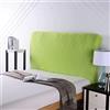 ZCXRYFL Copri Testata Letto/Copertura per Testiera del Letto Matrimoniale Singolo Elasticizzato Copri Testiera Lavabile Fodera Protezione Antipolvere per Decorazione Camera(Lunghezza:90-110cm,Verde1)