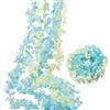 BSITSSS 3 Pezzi Ghirlanda Fiori Finti Lunga 200cm Ghirlanda Primaverile, Bianco, Blu Fiori Artificiali Decorativi Per Bomboniere Matrimonio Arco di nozze Camera da Letto Casa Giardino