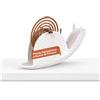 Avilia - Porta Zampirone da Esterno a Forma di Lumaca - Porta Spirale Antizanzare in ABS Ignifugo, Base Raccogli Cenere | Porta Zampirone Decorativo Riutilizzabile, L18×P3,2×A7,5 cm