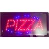 CUCUBA Insegna Tabella Reclame Cartellone Led con Scritta Pizza 48x25x2.5cm Led Colorati Lampeggianti [Classe energetica A]…
