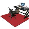 Tkuhknag Tappetino Pavimenti per Parquet e Pavimenti Duri, Tappeto per Sedia Gaming, 80 x 100 cm Tappeto Sedia Ufficio, Protettivo Salvapavimento, Tappeto Sedia Gaming, Protezione per Moquette Multiuso