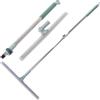 Generico Tergivetro Manuale con Manico Telescopico, Tergivetri 50 cm, Manico Estensibile da 62 a 108 Cm, Adatto Pavimenti, Finestre, Vetri, Tergiacqua Regolabile