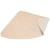 Dikots Tappetino doccia angolare antiscivolo anti muffa 60 x 60 cm - Beige stile luffa PVC antiscivolo Curvo Tappetino doccia per doccia interna - Lavabile e ad asciugatura rapida antiscivolo