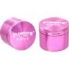 ELEMENTS 20564 - Grinder-Pink-61 mm, 4 pezzi, in alluminio