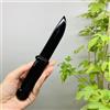 QINGQI Pietra Naturale Ossidiana Naturale Coltello Fatto a Mano Pugnale Protezione in Cristal Pietra Regalo da Uomo Amuleto Spada Strega Forniture Decorazione(21-23cm)