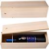 Elitecran Scatola in Legno per Vino, Bottiglie di Vino Scatola Regalo con Coperchio Scorrevole, Cassette Confezione Regalo in Legno di Vino per Feste Compleanno Matrimoni
