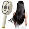 QUNZIDRESS Spazzola massaggiante con spray d'aria elettrico, modello 2026, hairstyle multiuso con nebulizzazione d'acqua, districante, ricaricabile, riduce l'effetto crespo,liscia,nutre capelli e cuoio capelluto