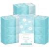 Eniyou 100 salviettine igieniche umide Chamomile confezionate singolarmente, delicate e non irritanti, confezionate singolarmente per un facile trasporto, adatte per pelli sensibili