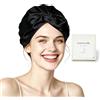 townssilk Cuffia da notte in seta da donna, 16 momme, 100% seta di gelso, protegge bene i capelli, per la maggior parte dei capelli, regalo di lusso, doppio strato, 1 pezzo, nero