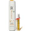 GK Hair Cheratina Globale Olio all'Argan 10ml + Moisturizing Shampoo 300ml - Capelli Secchi, Crespi e Colorati, Riparazione, Effetto Liscio, Senza Solfati e Parabeni, Cura Professionale Unisex