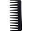 Wdfnexalai Pettine professionale a 19 denti larghi in plastica nera resistente al calore pettine a denti larghi pettine strumento per lo styling del salone