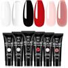 ROSALIND UV Reconstruction Gel Unghie Set 6 Colori 10ml Diy a Casa