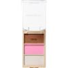 EVERYBODY LONDON Trio Face Blush Me Baby Palette per il contorno del viso con rosa arrosto e illuminante, bronzer crema 3 in 1 Palette di trucco