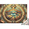 XiaopangXY Egyptian Symbols Jigsaw Puzzles 1000Pc Recyclable Material Eye of Horus Anziani Puzzles Impossibile Difficile e Stimolante Gioco Educativo per Uomini 38x26cm/1000pcs