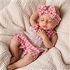 BABESIDE Bambola Neonata 40cm in Silicone - Addormentata Realistica Silicone Completo Bambole - Neonato Ragazza con Caja de Regalo, apto para Niños Mayores de 3 Años