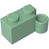 XYEIUGO 3831 50 Pezzi, Mattoncini a Cerniera 1x4 (parte inferiore) GDS-809, compatibile con Lego Mattoncini da Costruzione Colore Vert sable