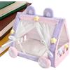 Generic Culla per bambole, adorabile tenda in miniatura, culla giocattolo per bambole, per bambini e ragazze, per far finta di giocare in casa e in salotto