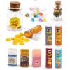 Augesak 13 Accessori in Miniatura per Casa delle Bambole: Cibo, Bevande, Caramelle e Set Cucina per Gnomo - Decorazione