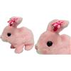 Generico Coniglio Peluche Coniglietto con Verso Cammina Salta Ziga Soffice Coda Coniglio che si Muove Giocattolo Interattivo Camminante Suoni Movimento Coniglino Bambini Camminante Cucciolo Bunny Elettronico