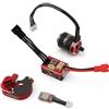 Furitek MicroModo 2025 Brushless Power System con MicroPython e Micro KMD - Telecomando auto, auto RC, RC Crawler Electronics Combo Upgrade (HELIDIRECT) (Axial SCX24 (FUR-2631))