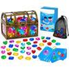 Generico Giocattoli da Immersione per Bambini, Gemme Pirata Set