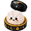 Generisch XXL Mystery Dumplings Squishy Buns - Set da 1, 5, 10 pezzi con occhiali e squalo, 9,5 cm, Jumbo Squeeze Toy Baozi Bun in vaporiera, palla antistress per ufficio