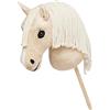 LeMieux Cavallino giocattolo Hobby Horse Lemieux con testa peluche e bastone modello popcorn taglia unica