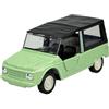 Generisch Welly 43792 - Modellino di auto compatibile con Citroen Mehari 1968, verde, circa 1/34-1/39, in metallo