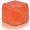Copfeqyr Grande palla antistress 7 cm Flow Pattern - Squishy Ice Cube, giocattolo sensoriale fidget per bambini e adulti, confezione regalo (arancione)