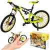 JXBBAAC Bicicletta Giocattolo, Bici Miniatura Giocattoli Fidget Bici da Dito Bicis BMX Decorazione per Torte Modellino di Bicicletta Giocattolo Mountain Bike Decorazione per Scrivania(Azzurro)