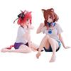 Zhongkaihua Anime The Quintessential Quintuplets Figura Miku/Nino Nakano Figura Azione 2pcs Modello Statua Collezionismo Decorazioni Desktop Regali 13CM PVC