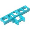 XYEIUGO 3873 Ruota Collegamento Technic Cingolato, 50 Pezzi GDS-1204-compatibile con Lego Mattoncini da Costruzione, Colore Azur moyen