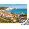XiaopangXY Dover White Cliff Puzzles per Anziani 1000 Piece Recyclable Sunny Seaside Jigsaw Puzzles Puzzle Game Props Impossibile Difficile e Stimolante Activity 38x26cm/1000pcs