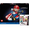 BRICK Flip Lego Mario Kart: Mario & Standard Card (72037) con Lego Toad Polybag (30702)