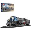 Reobrix Big Boy Treno Building Block Set per adulti 66805 Modello locomotiva a vapore