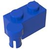 XYEIUGO 3830 50 Pezzi, Mattoncini a Cerniera 1x4 (parte superiore) GDS-810, compatibile con Lego Mattoncini da Costruzione Colore Bleu