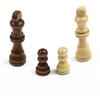 HEBEOT Set di 32 statuette da gioco di scacchi in legno realizzate per durare e attirare l'attenzione visiva in ambienti di gioco quotidiani o occasionali