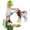 PLAYMOBIL Special Plus 70252, Veterinaria con Vitellino, dai 4 Anni