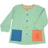 MAGIC SELECT Grembiule Scolastico per Bambini. Grembiule per Bambini a Quadretti con Bottoni, per l'Asilo e la Scuola. Grembiule con Tasca Ricamata per Bambini